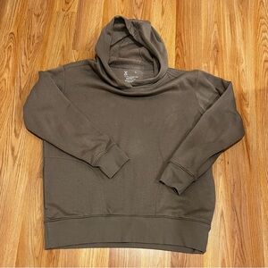 Xersion Taupe Hooded Sweatshirt